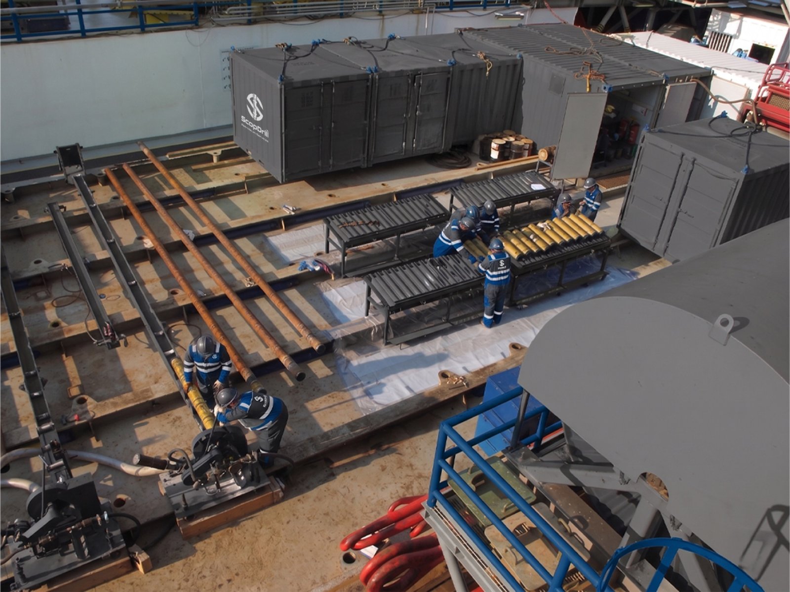 Wellsite core processing and lay-down operations using Lay Down Cradle